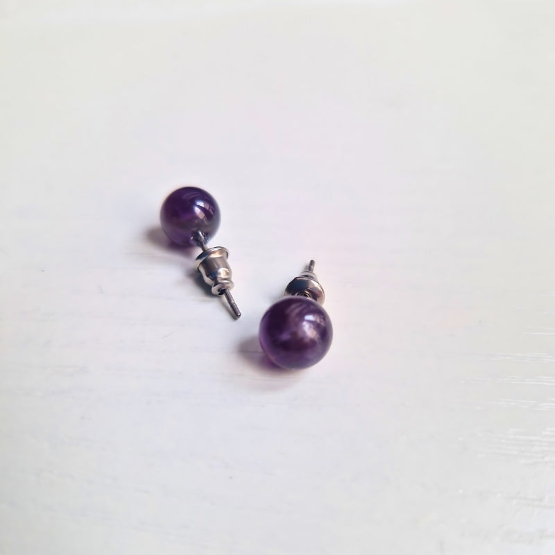 Puces d’oreilles | Améthyste : Sérénité et clarté d’esprit