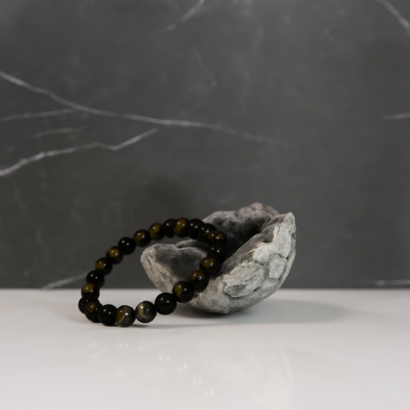 Nalaya | Obsidienne dorée : Protection & Confiance