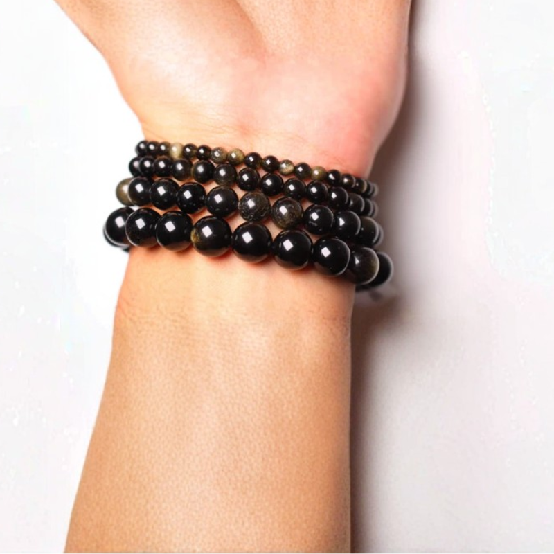 Nalaya | Obsidienne dorée : Protection & Confiance