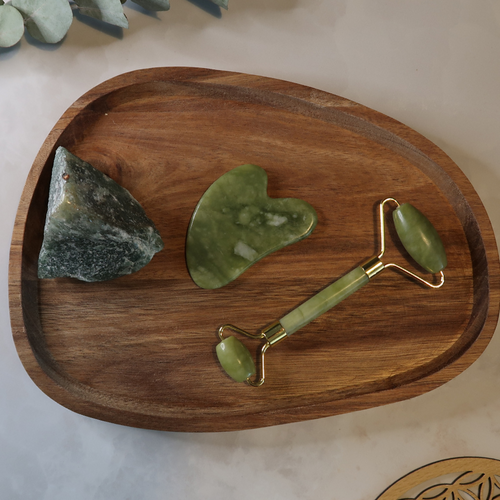 Coffret Duo | Gua Sha & Roller - Jade
