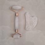 Coffret Duo | Gua Sha & Roller - Cristal de Roche