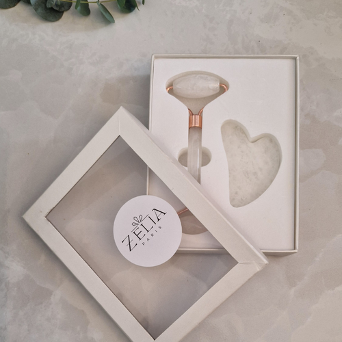 Coffret Duo | Gua Sha & Roller - Cristal de Roche