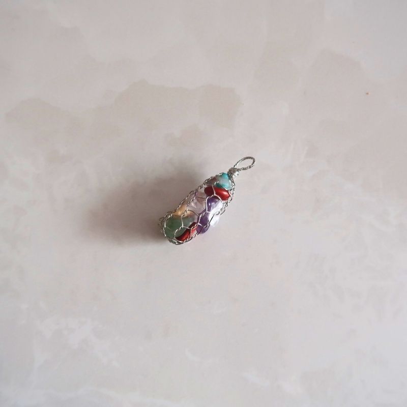 Pendentif | 7 Chakras - Argenté
