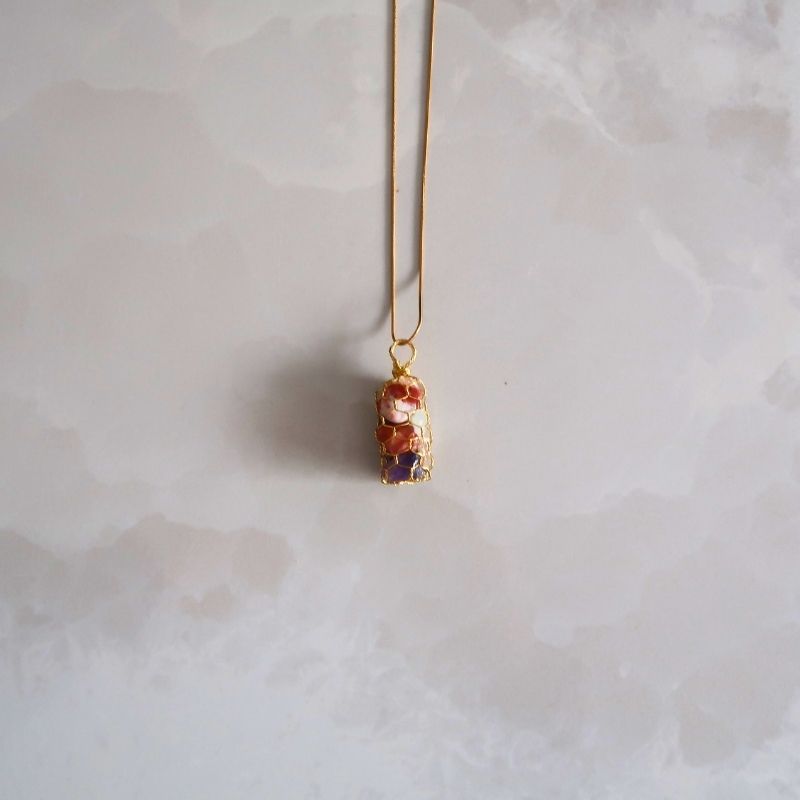 Collier | 7 Chakras - Doré