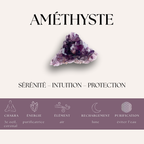 Nalaya | Trio Bulle de Sérénité - Améthyste & Quartz Rose - Zelia Paris