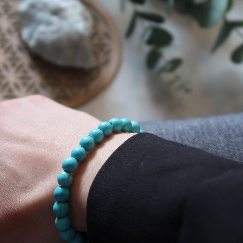 Nalaya | Turquoise Howlite : Protection et Calme