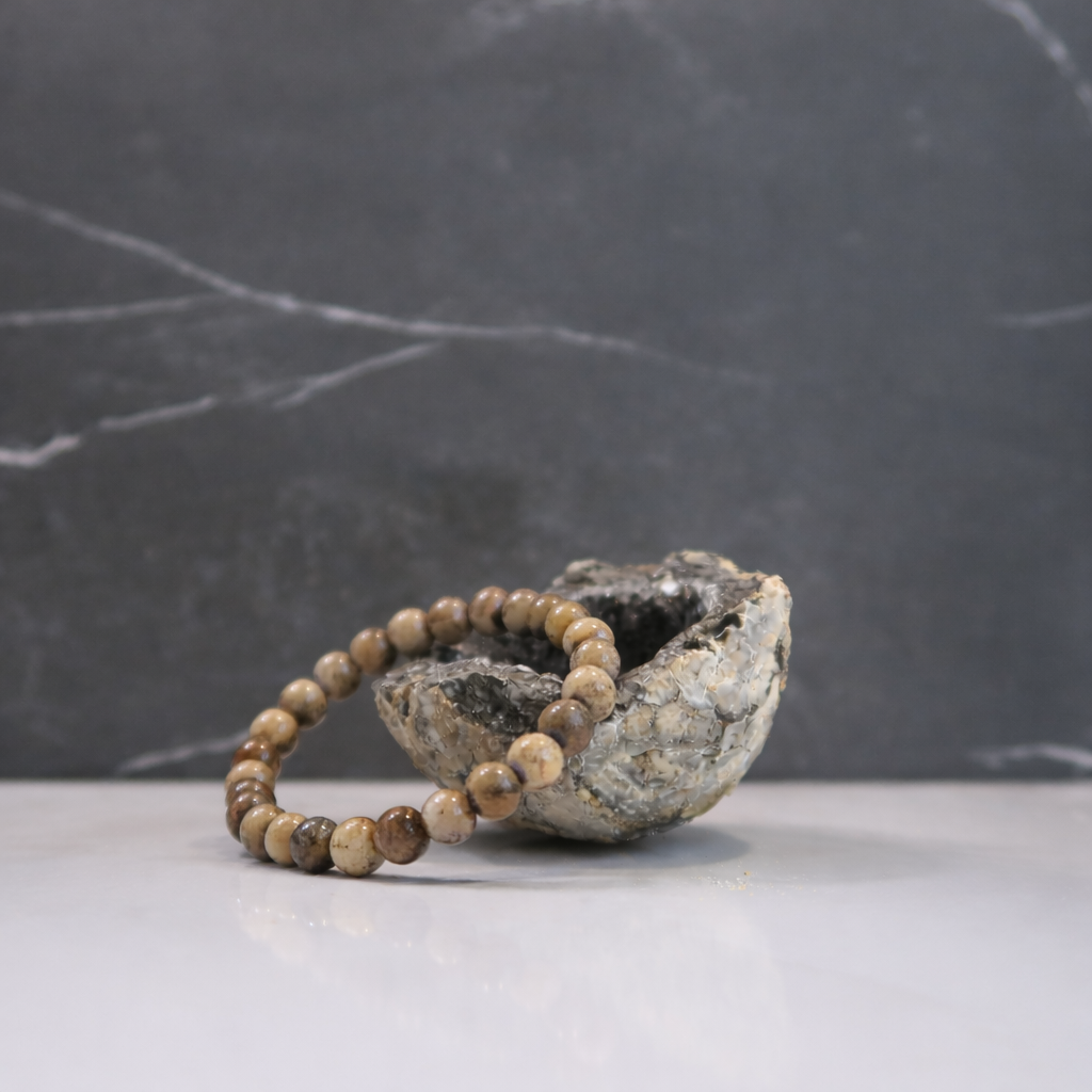 Nalaya | Bois Fossilisé - Ancrage & Sagesse (Homme)