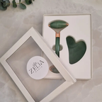 Coffret Duo | Gua Sha & Roller - Aventurine Zelia Paris