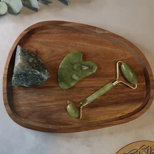 Coffret Duo | Gua Sha & Roller - Jade - Zelia Paris