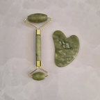 Coffret Duo | Gua Sha & Roller - Jade Zelia Paris