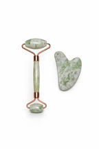 Coffret Duo | Gua Sha et Roller Jade de Chine - Zelia Paris