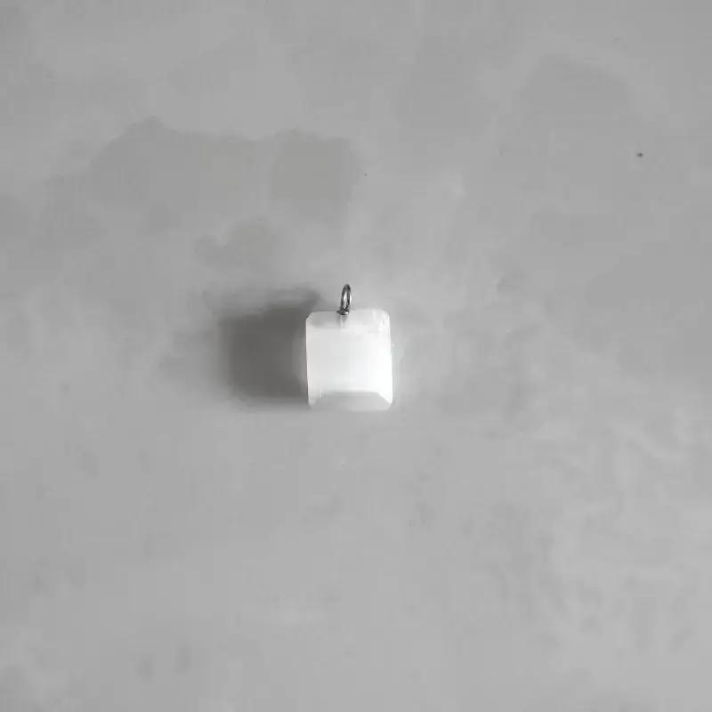 Pendentif | Carré - Pierre de Lune Zelia Paris