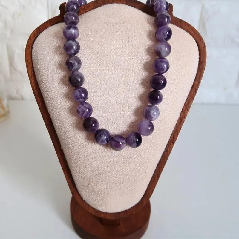 Collier XL | Améthyste Chevron (Homme) Zelia Paris