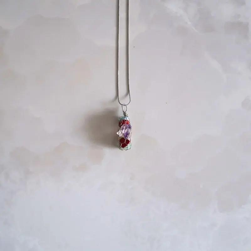 Collier | 7 Chakras - Argenté Zelia Paris