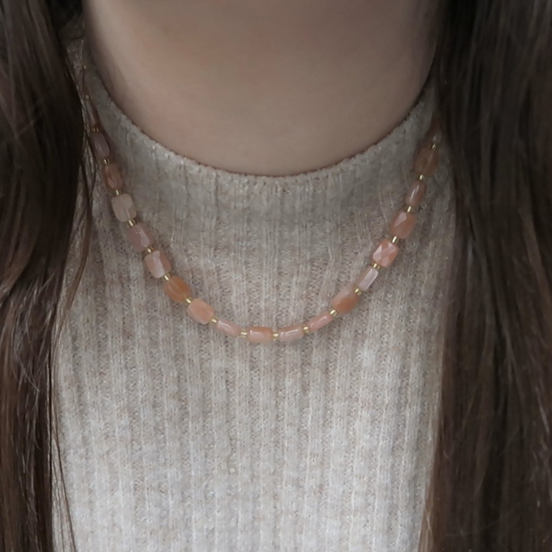Collier Lira | Pierre de soleil - Energie positive ZElia Paris