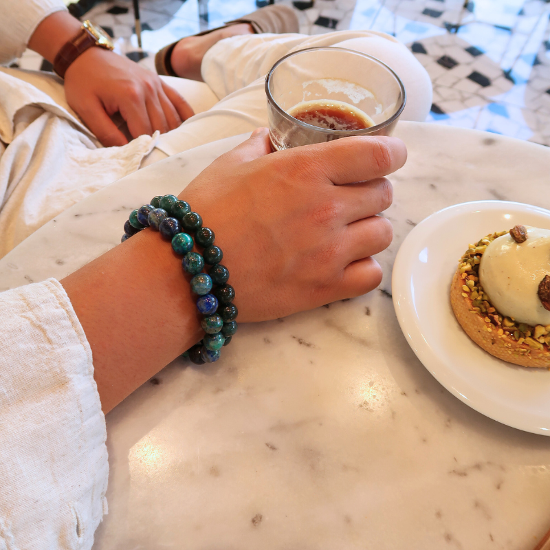 Pack Apaisement & Clarté – Agate Mousse & Azurite-Malachite