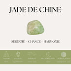Melea XL | Jade de Chine : Chance & Harmonie Zelia Paris