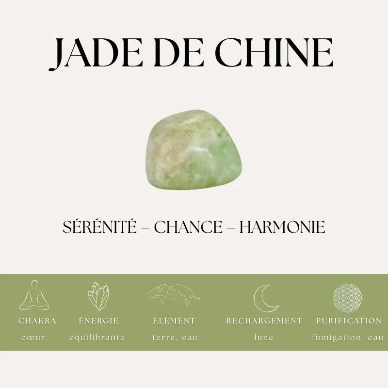 Melea XL | Jade de Chine : Chance & Harmonie Zelia Paris