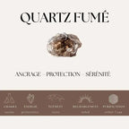 Nalaya | Quartz fumé – Ancrage et sérénité Zelia Paris