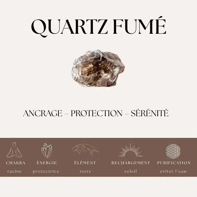 Nalaya | Quartz fumé – Ancrage et sérénité Zelia Paris