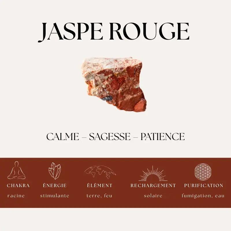 Nalaya | Jaspe rouge : Ancrage et Stabilité Zelia Paris