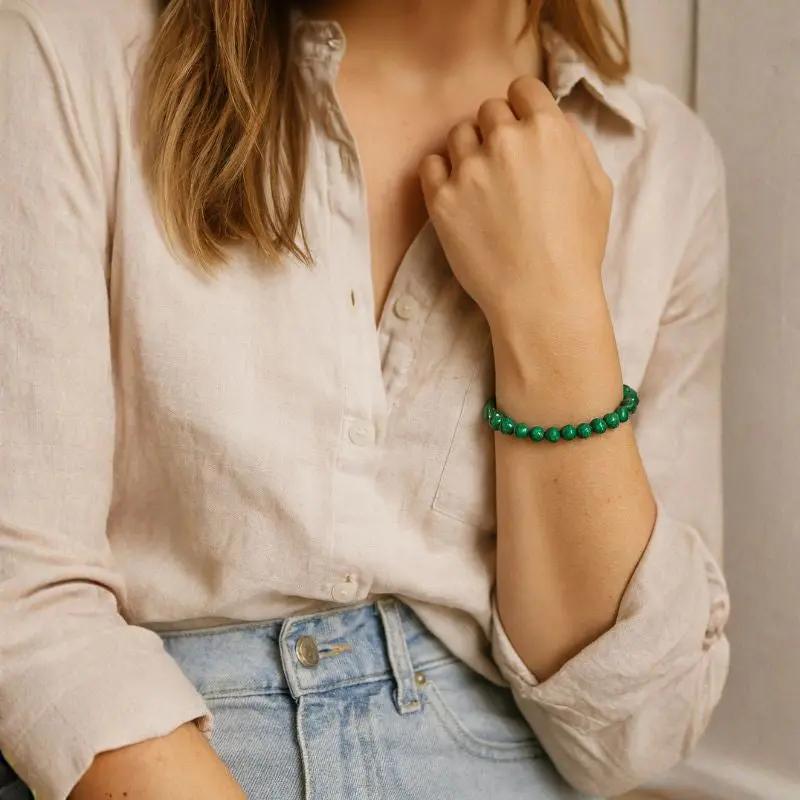 Nalaya | Malachite : Protection & Transformation Zelia Paris