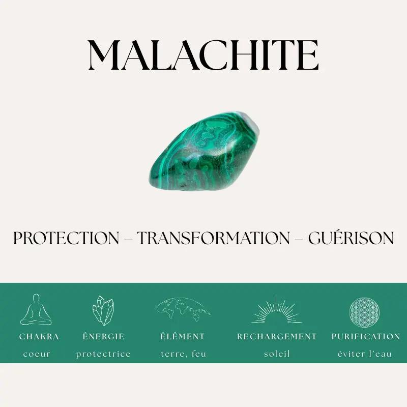 Nalaya | Malachite : Protection & Transformation Zelia Paris