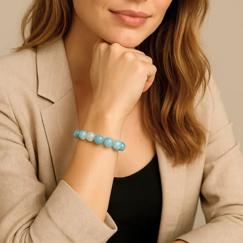 Nalaya | Aigue Marine : Sérénité & Communication Zelia Paris