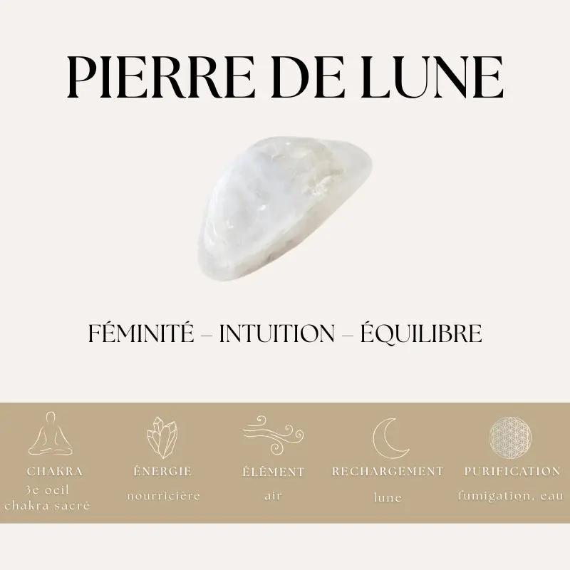Nalaya | Pierre de lune : Intuition & Féminité Zelia Paris