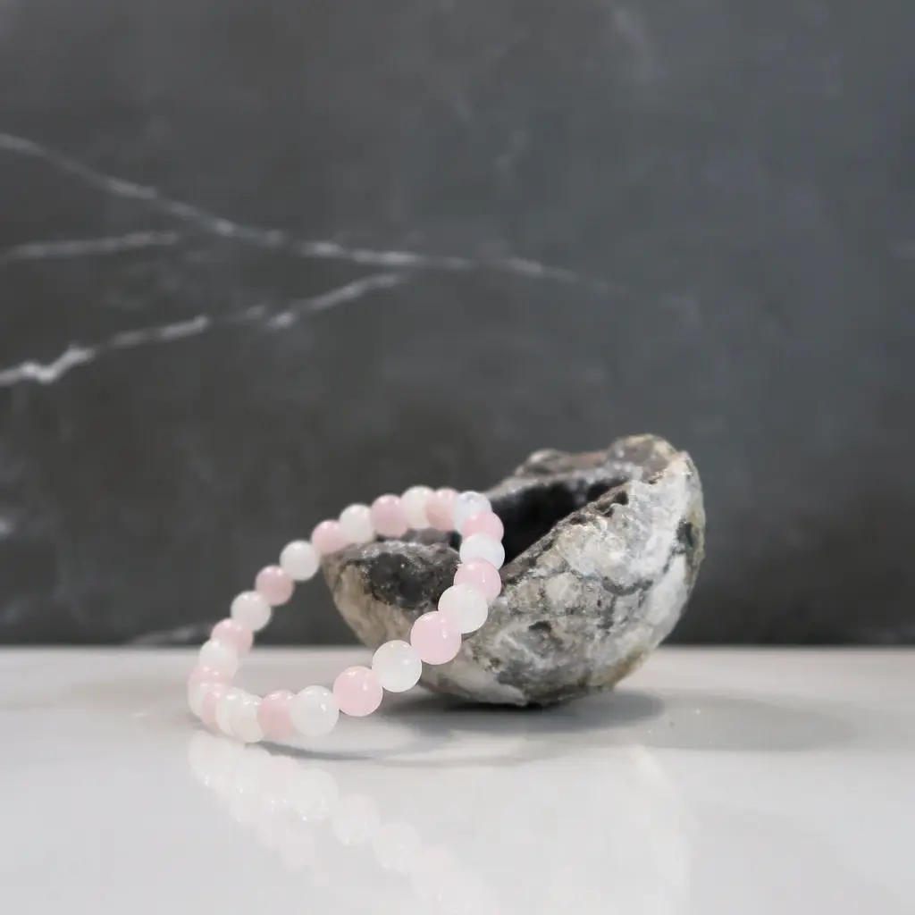Nalaya | Quartz rose et Pierre de Lune Zelia Paris
