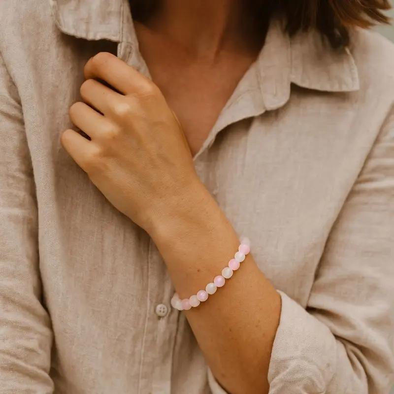 Nalaya | Quartz rose et Pierre de Lune Zelia Paris