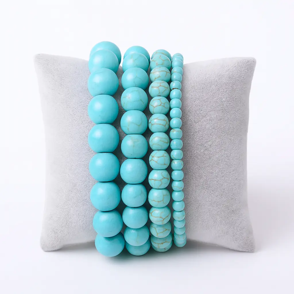 Nalaya | Turquoise Howlite : Protection et Calme Zelia Paris