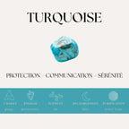 Nalaya | Turquoise : Pierre de Paix et de Communication (Homme) Zelia Paris