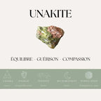 Nalaya | Unakite : Guérison Émotionnelle & Douceur (Homme) Zelia Paris