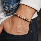 Nalaya | Bois fossilisé - Ancrage & Sagesse (Homme) - Zelia Paris