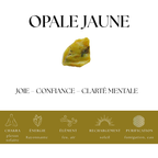 Nalaya | Opale jaune : Confiance & Energie positive - Zelia Paris