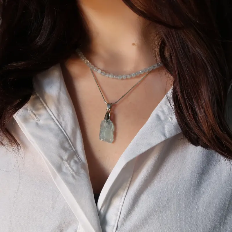 Solara | Pierre de Lune & Aigue Marine Zelia Paris