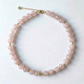 Collier Quartz Rose – L'Intemporel XL - Zelia Paris