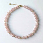 Collier Quartz Rose – L'Intemporel XL - Zelia Paris