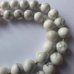 Collier Howlite – L'Intemporel XL - Zelia Paris