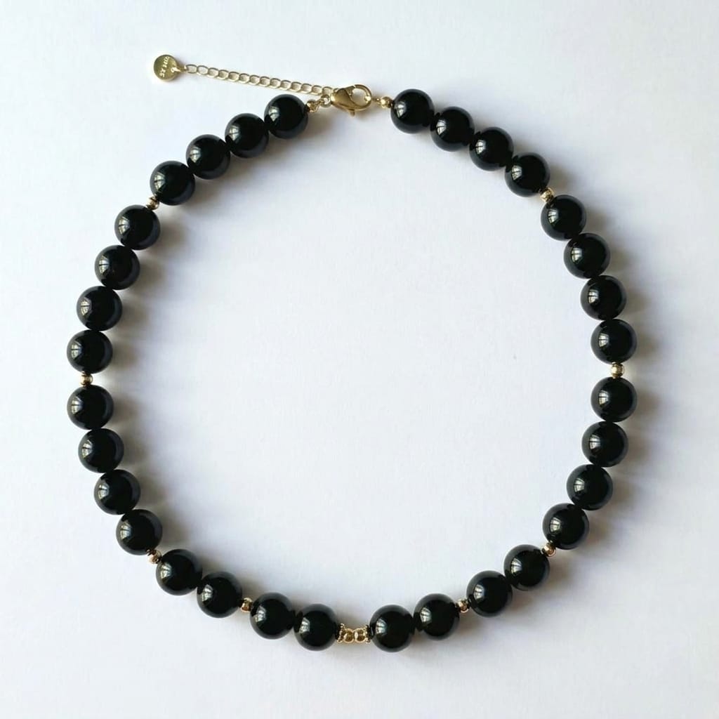 Collier Onyx – L'Intemporel XL - Zelia Paris