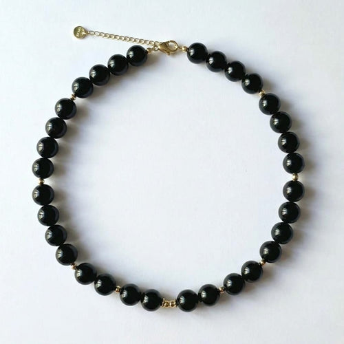 Collier Onyx – L'Intemporel XL - Zelia Paris