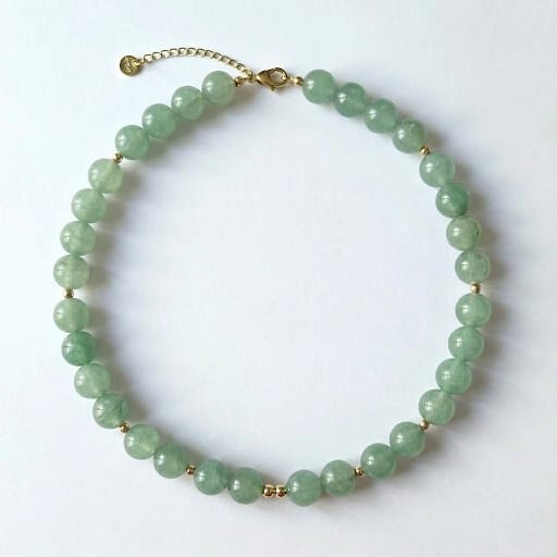 Collier Aventurine – L'Intemporel XL - Zelia Paris