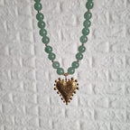 Collier Aventurine – L'Intemporel XL - Zelia Paris
