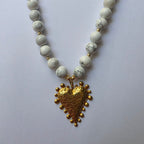 Collier Howlite – L'Intemporel XL - Zelia Paris