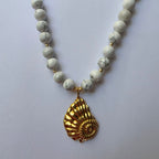 Collier Howlite – L'Intemporel XL - Zelia Paris