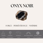 Nalaya | Onyx Noir - Force & Maîtrise de Soi - Zelia Paris