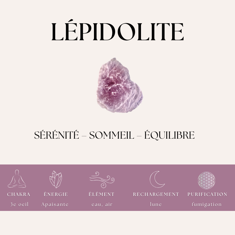 Nalaya | Trio Sérénité Absolue - Lépidolite, Howlite & Améthyste - Zelia Paris