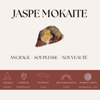 Nalaya | Jaspe Mokaite – Pierre d’Équilibre & Vitalité - Zelia Paris