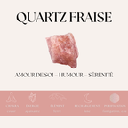 Nalaya | Quartz Fraise - Joie & Amour Inconditionnel - Zelia Paris